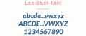 Lato-Black-Italic