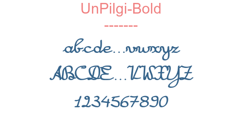 UnPilgi-Bold