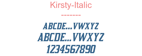 Kirsty-Italic