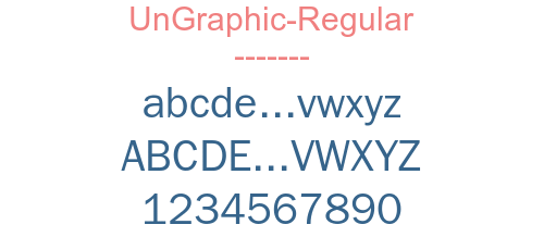 UnGraphic-Regular