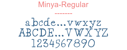 Minya-Regular
