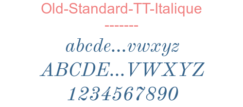 Old-Standard-TT-Italique