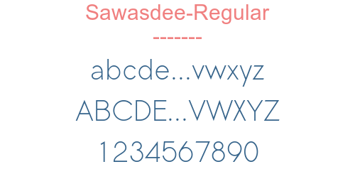 Sawasdee-Regular