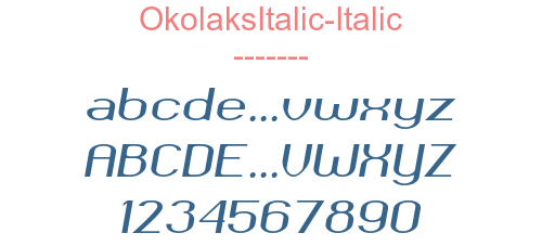 OkolaksItalic-Italic