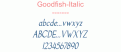 Goodfish-Italic