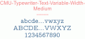 CMU-Typewriter-Text-Variable-Width-Medium