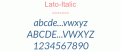 Lato-Italic