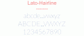 Lato-Hairline