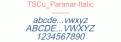 TSCu Paranar-Italic