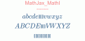 MathJax MathI