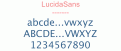 LucidaSans