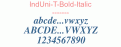 IndUni-T-Bold-Italic