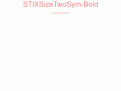 STIXSizeTwoSym-Bold