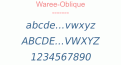 Waree-Oblique