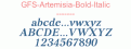 GFS-Artemisia-Bold-Italic