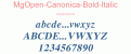 MgOpen-Canonica-Bold-Italic