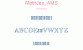 MathJax AMS