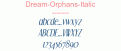 Dream-Orphans-Italic