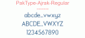 PakType-Ajrak-Regular