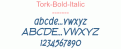 Tork-Bold-Italic