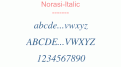 Norasi-Italic