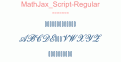 MathJax Script-Regular