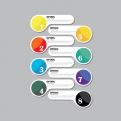 colorful vector design template icon for infographics