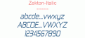 Zekton-Italic