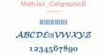 MathJax CaligraphicB