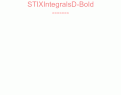 STIXIntegralsD-Bold