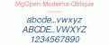 MgOpen-Moderna-Oblique