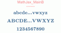 MathJax MainB