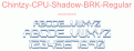 Chintzy-CPU-Shadow-BRK-Regular