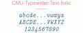 CMU-Typewriter-Text-Italic