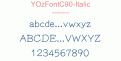 YOzFontC90-Italic