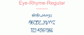 Eye-Rhyme-Regular