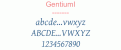 GentiumI