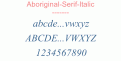 Aboriginal-Serif-Italic