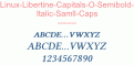 Linux-Libertine-Capitals-O-Semibold-Italic-Samll-Caps