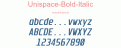 Unispace-Bold-Italic