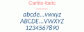 Carlito-Italic