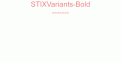 STIXVariants-Bold