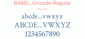 BABEL-Unicode-Regular