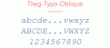 Tlwg-Typo-Oblique