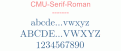 CMU-Serif-Roman