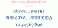 MathJax Fraktur-Bold