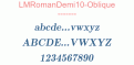 LMRomanDemi10-Oblique