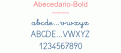 Abecedario-Bold