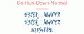 So-Run-Down-Normal