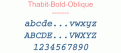 Thabit-Bold-Oblique